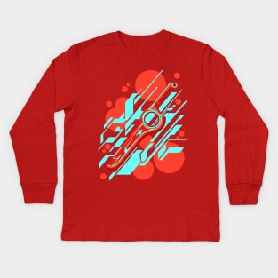 Monado Abstract Kids Long Sleeve T-Shirt